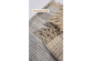 Antique baby shawls . Gender neutral BBS01